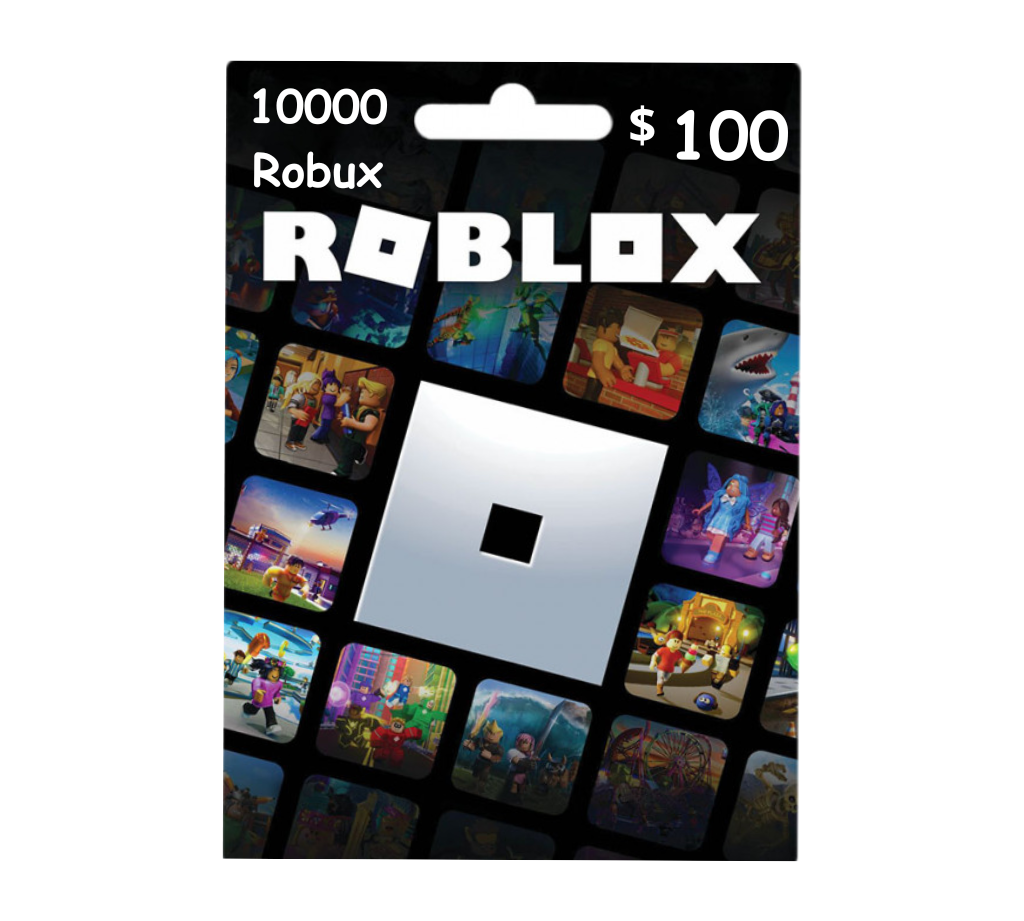 Carte Roblox 100 Carte Roblox 100